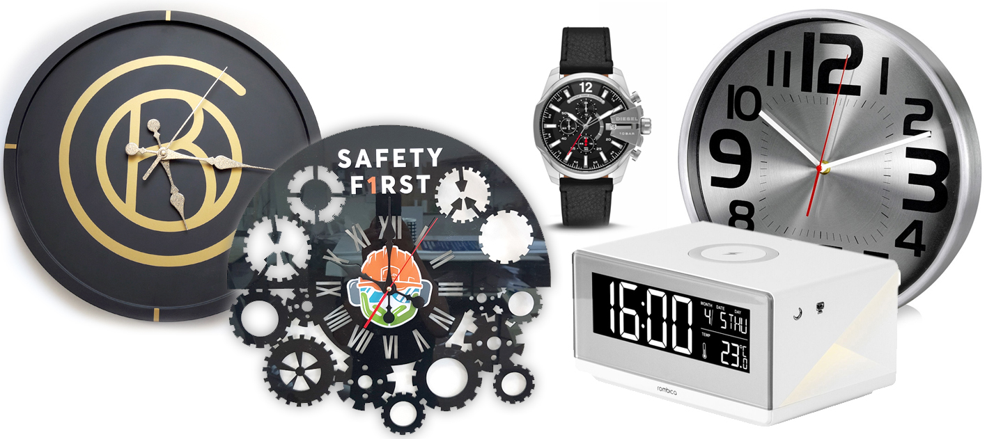 Настенные и наручные часы - Баннер
