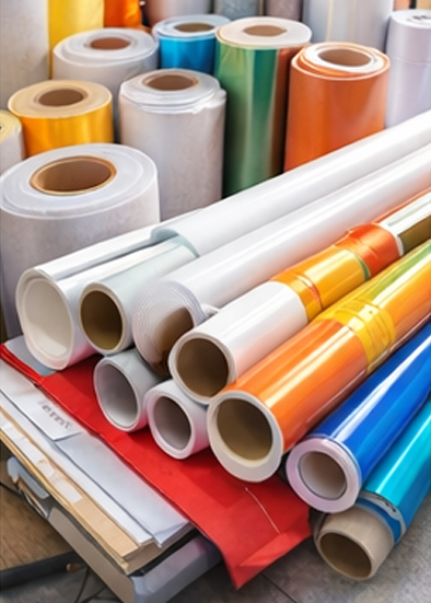 Виды рулонных материалов