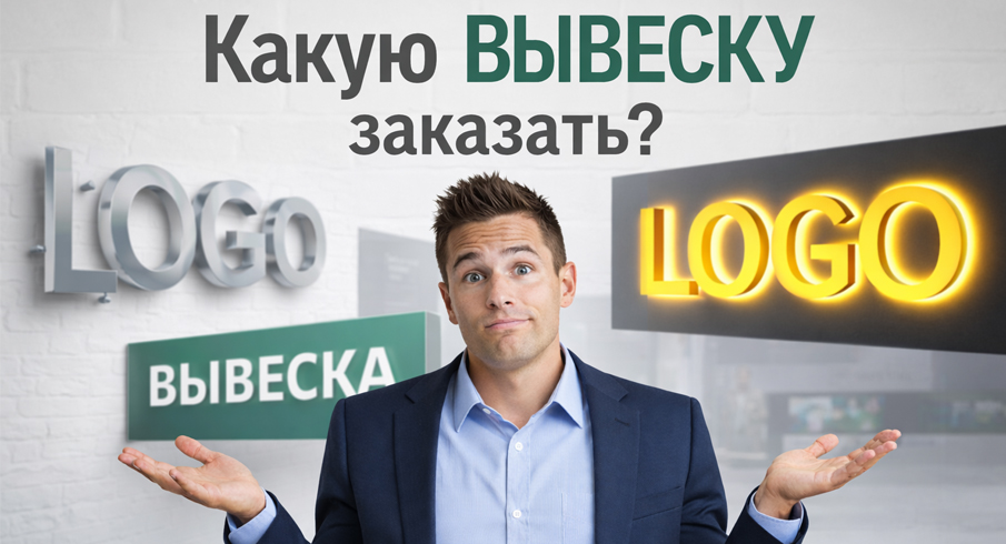 Какую вывеску заказать?